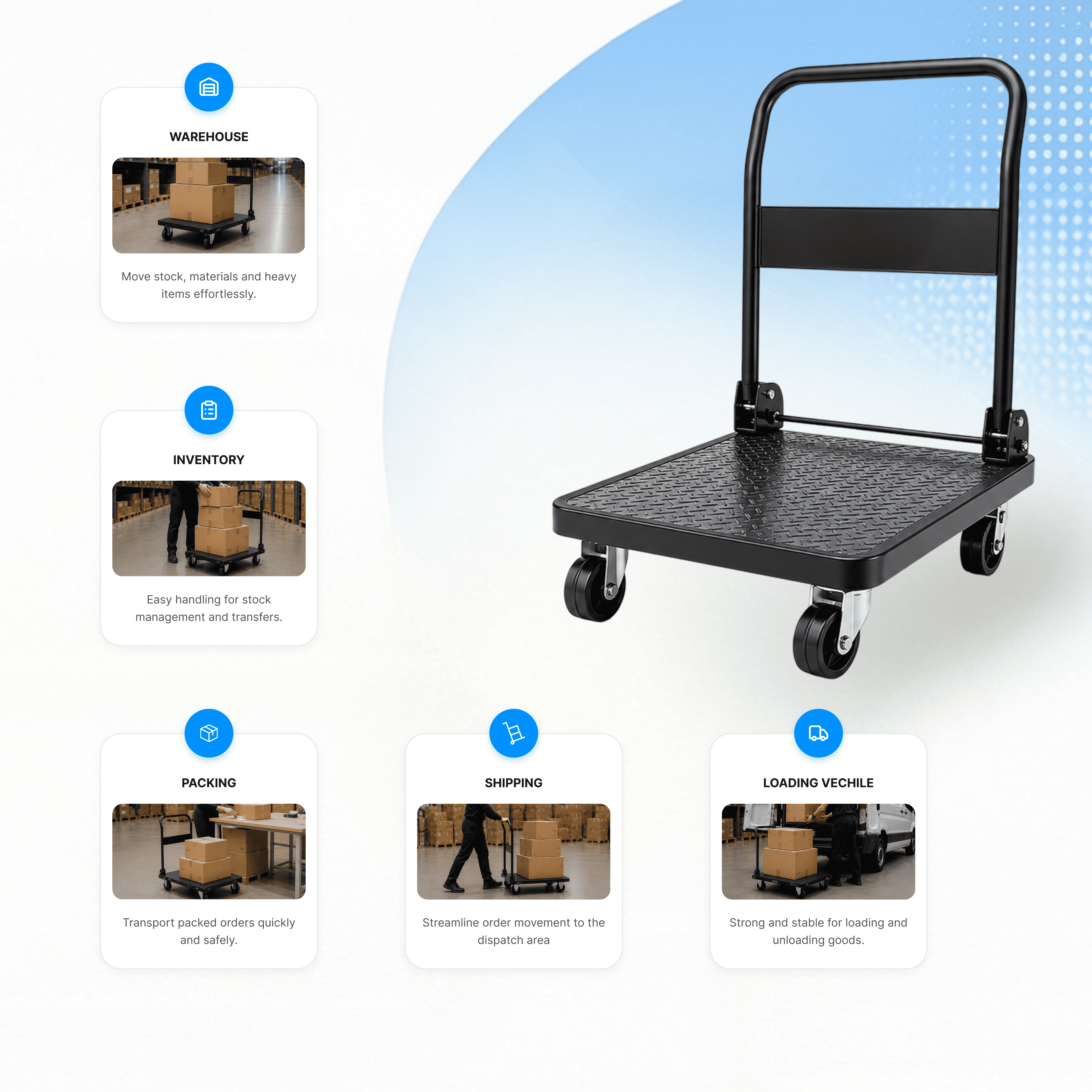 Heavy-Duty Platform Trolley